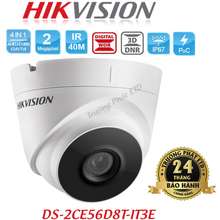 Hikvision Camera HD-TVI Dome hồng ngoại 2.0 Megapixel DS-2CE56D8T-IT3E - Hàng Chính Hãng