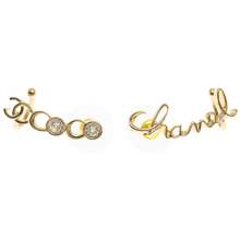 Chanel Khuyên Tai Earrings Coco Màu Vàng Gold