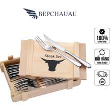 Bộ Dao Dĩa Steak Set 12 Món, Hộp Gỗ Sang