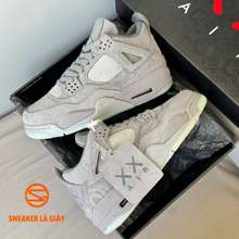 Giày Air Jordan 4 Retro Kaws " Da Lộn "