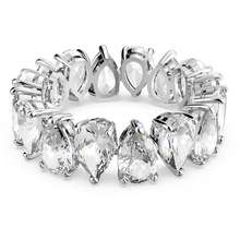 Nhẫn Vittore Ring Pear Cut White Rhodium Plated 