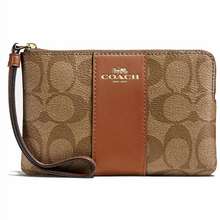 Túi Cầm Tay Corner Zip Wristlet In Signature