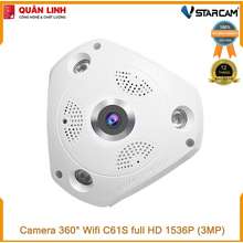 Camera Wifi Ip C61S Full Hd 1536P Ốp Trần,