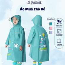 Áo Mưa Cho Bé 6-13 Tuổi Cao Cấp Có Tấm