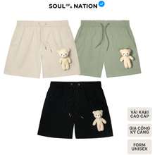 Quần Shorts Unisex - Gấu/ Thỏ Bông Basic