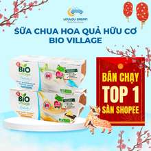 Sữa Chua Bio Village Pháp Hữu Cơ Vị Hoa