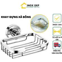 Kệ Đựng Xà Bông Inox 304, Khay Để Xà