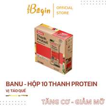 Hộp 10 thanh năng lượng protein bar BANU 