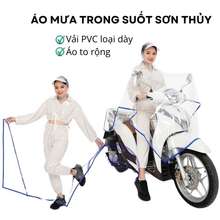 [CHÍNH HÃNG SƠN THỦY]Áo mưa trong suốt