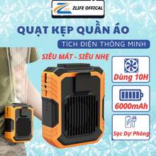 Quạt Kẹp Quần Áo Mini Tích Điện