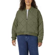 Dickies Women 39 S Plus Size Quilted Bomber Jacket