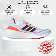 [ Hàng Best Quality ] Giày Adidas Ultra Boost 6.0 Light White Solar Red Running Hàng Chuẩn Best Quality