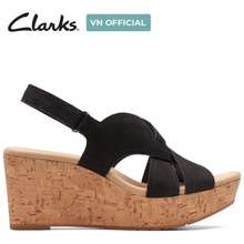 Giày Sandal Đế Xuồng Da Nubuck Nữ - Rose