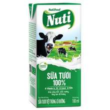 1 Thùng Sữa Tươi Nuti Có Đường 180Ml