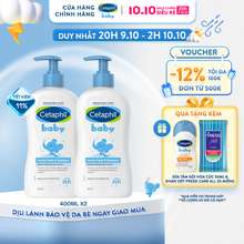 [12 - 17.12 | VC 15% + QUÀ 50K] Combo 2 Sữa tắm gội dịu lành cho bé Baby Gentle Wash & Shampoo 400ml/chai