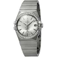 Omega Pre Owned Constellation Diamond Silver Dial Ladies Watch 123 15 35 20 02 001