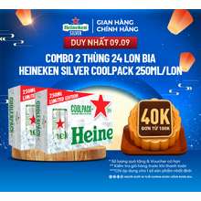 Combo 2 Thùng 24 lon bia Silver Coolpack