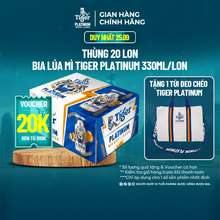 Hỏa Tốc Hcm Thùng 20 Lon Bia Lúa Mì Tiger