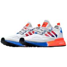 adidas GiàyThể Thao ZX 2K Boost Cloud White Solar Red Blue Màu Trắng