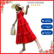 Hàng Quảng Châu - Đầm maxi boho 2 dây