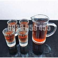 Bộ 6 Ly Rượu Shot Thủy Tinh Đế Dày