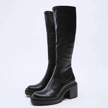 [Order] Boot Da Cao Cổ Đế Vuông Zara