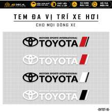 [1 Chiếc] Tem Dán Xe Hơi Logo Toyota /