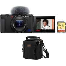 Zv 1 Compact 4K Hd Digital Camera Black Bundle