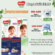 (Combo 3 Bịch) Bỉm Huggies Platinum Nature