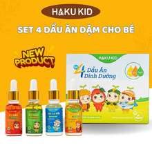 Dầu ăn dặm mini cho bé HakukidDầu cá