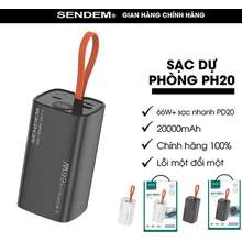 Sạc Dự Phòng Ph20 20000Mah, Siêu Nhanh,