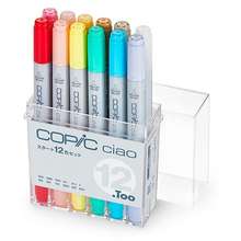 Amazon.com: Copic Ciao Set Alcohol Marker, 12, Basic, Count : Everything  Else