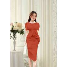 Đầm PEPLUM bông eo cao cấp -