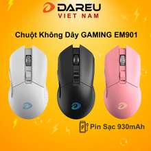 Chuột Không Dây Gaming Em901 Black - Wireless 