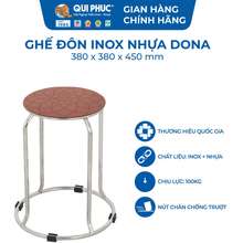 [Chính Hãng ] Bộ 2 Ghế Đôn Inox Nhựa