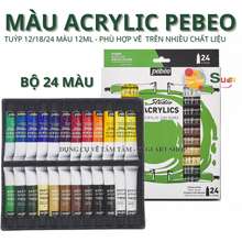 [ Tâm Tâm ] Màu Acrylic Bộ 24 Màu