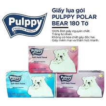 Khăn Giấy Rút Polar Bear 180 tờ: Giấy