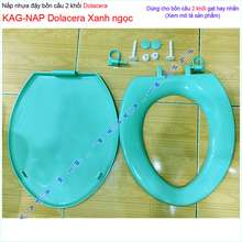 [HCM]Nắp bồn cầu KAG- NAP Dolacera xanh