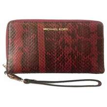 Túi Cầm Tay MK Wallet Leather Purse Wine