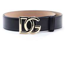 Thắt Lưng Dolce Gabbana D G Black Belt In Calf 