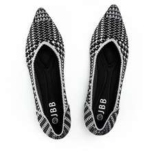 Women 39 S Flats Pointed Toe Ballet Shoes Knit