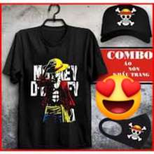 áo thun Monkey D. Luffy one piece combo áo one 