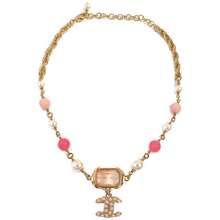 Chanel Dây Chuyền Choker Dạng Chuỗi Phối Màu