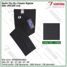 Quần Tây 0Ly Size Đại Bigsize Classic Form