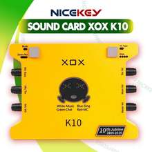 Soundcard Thu Âm Cao Cấp K10 , Karaoke ,