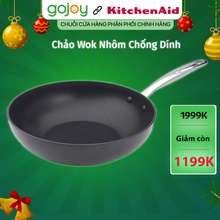 Chảo Wok Nhôm Chống Dính - 28Cm