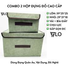 Combo 2 Hộp Vải Đựng Đồ Đa Năng