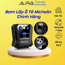 Michelin Bơm Lốp Xe Ô Tô 12266 ⚡Bản Mới Nhất - Freeship⚡ Bơm Ô Tô Tự Ngắt - Chính Hãng Bảo Hành 06 Tháng