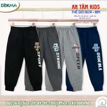 Quần Dài Cotton Bé Trai - Size 7-10Y Quần