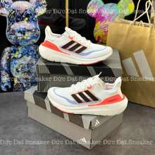 [ Hàng Best Quality ] Giày Adidas Ultra Boost Light ‘White Black Solar Red’,Giày Ub 9.0 Trắng Đỏ